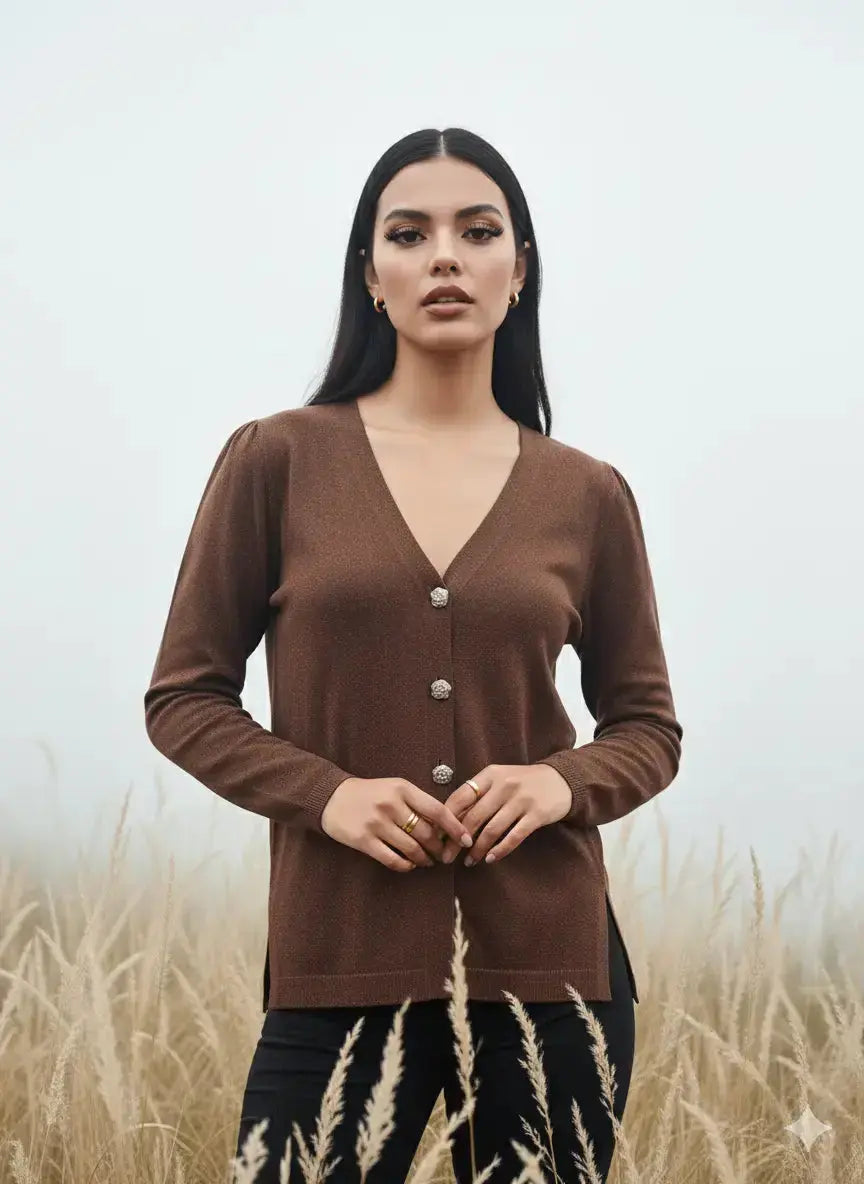 Cardigan in lurex DORABELLA