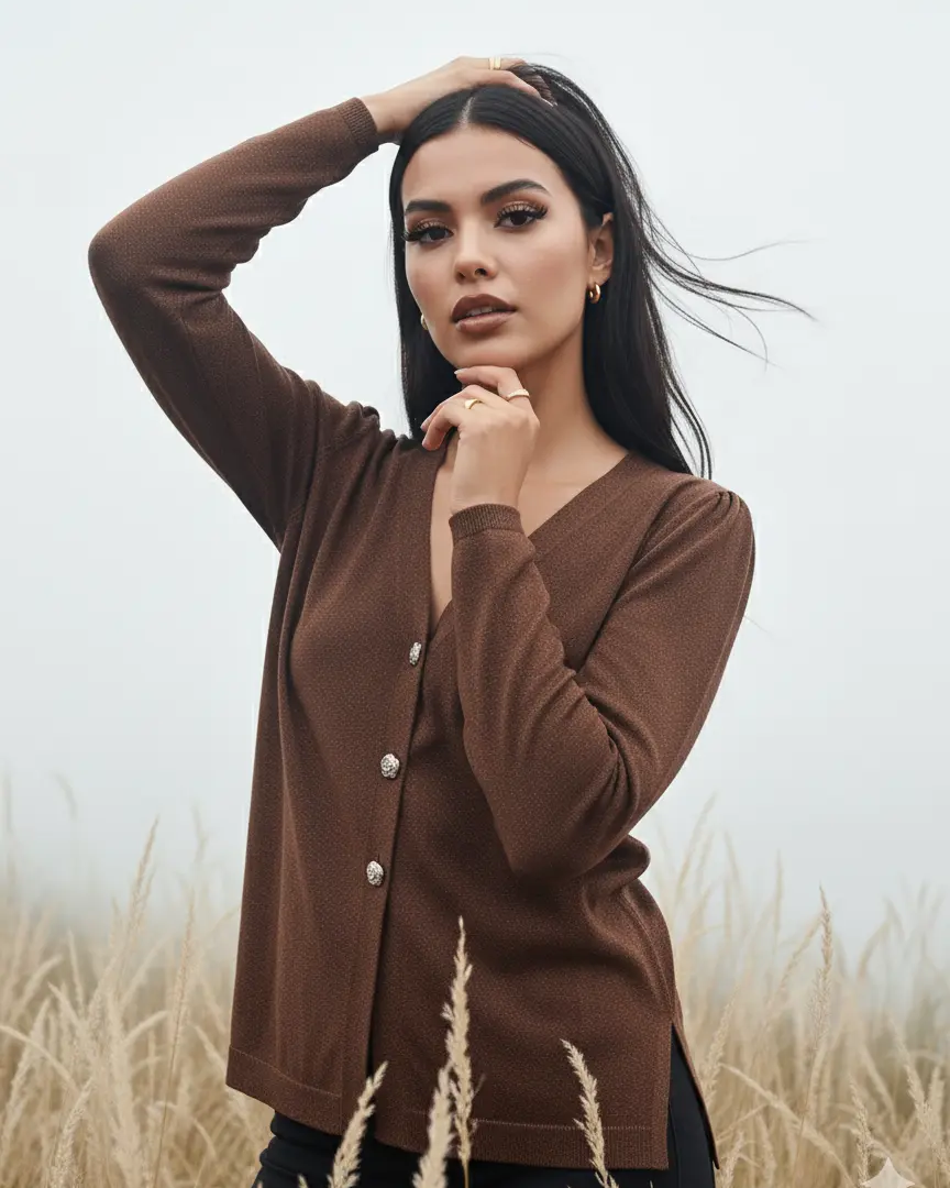 Cardigan in lurex DORABELLA