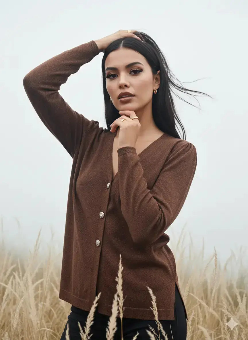 Cardigan in lurex DORABELLA