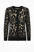 Cardigan jacquard con profili in tinta unita DORABELLA PIU'