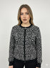 Cardigan jacquard con zip DORABELLA PIU'