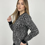 Cardigan jacquard con zip DORABELLA PIU'