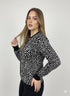 Cardigan jacquard con zip DORABELLA PIU'