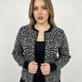 Cardigan jacquard con zip DORABELLA PIU'