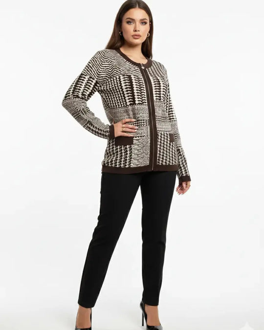 Cardigan jaquard DORABELLA