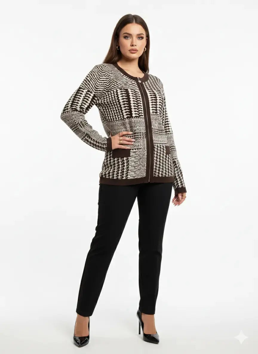 Cardigan jaquard DORABELLA