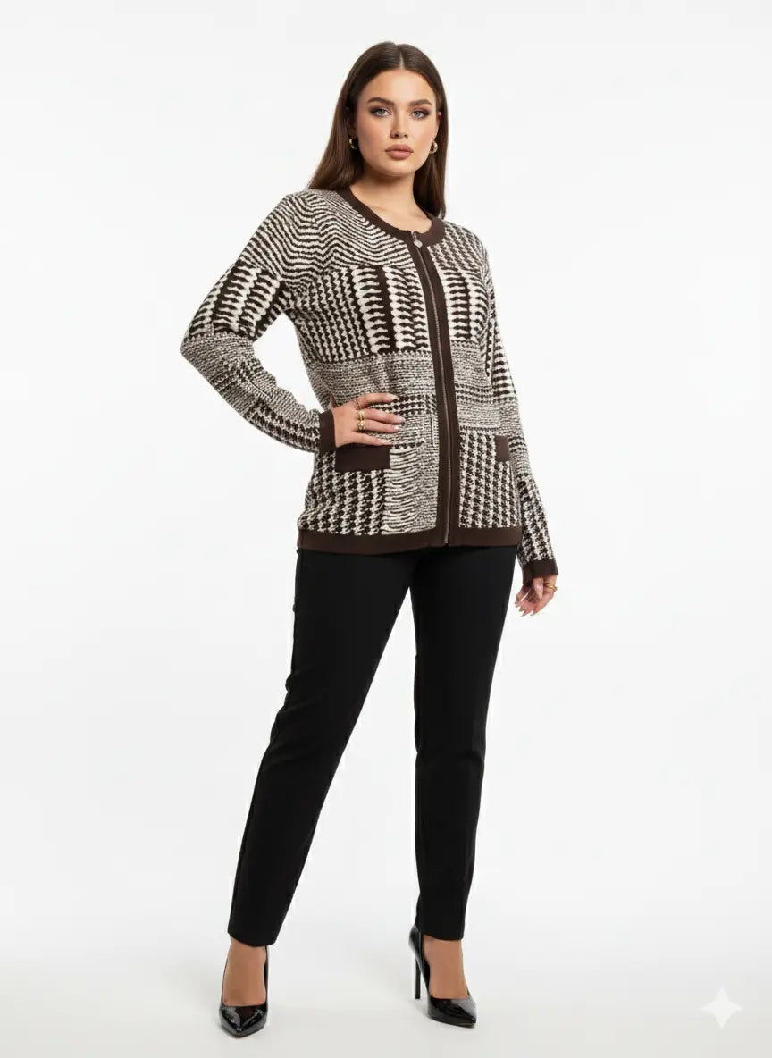 Cardigan jaquard DORABELLA
