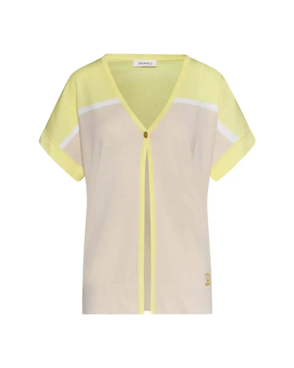 Cardigan mezza manica BEIGE DORABELLA XL