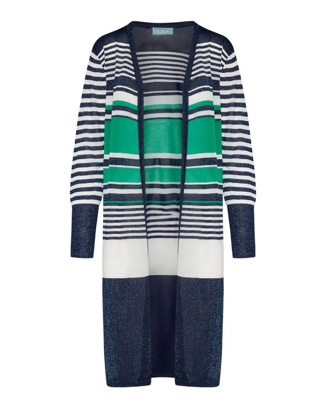 Cardigan righe BLU DORABELLA