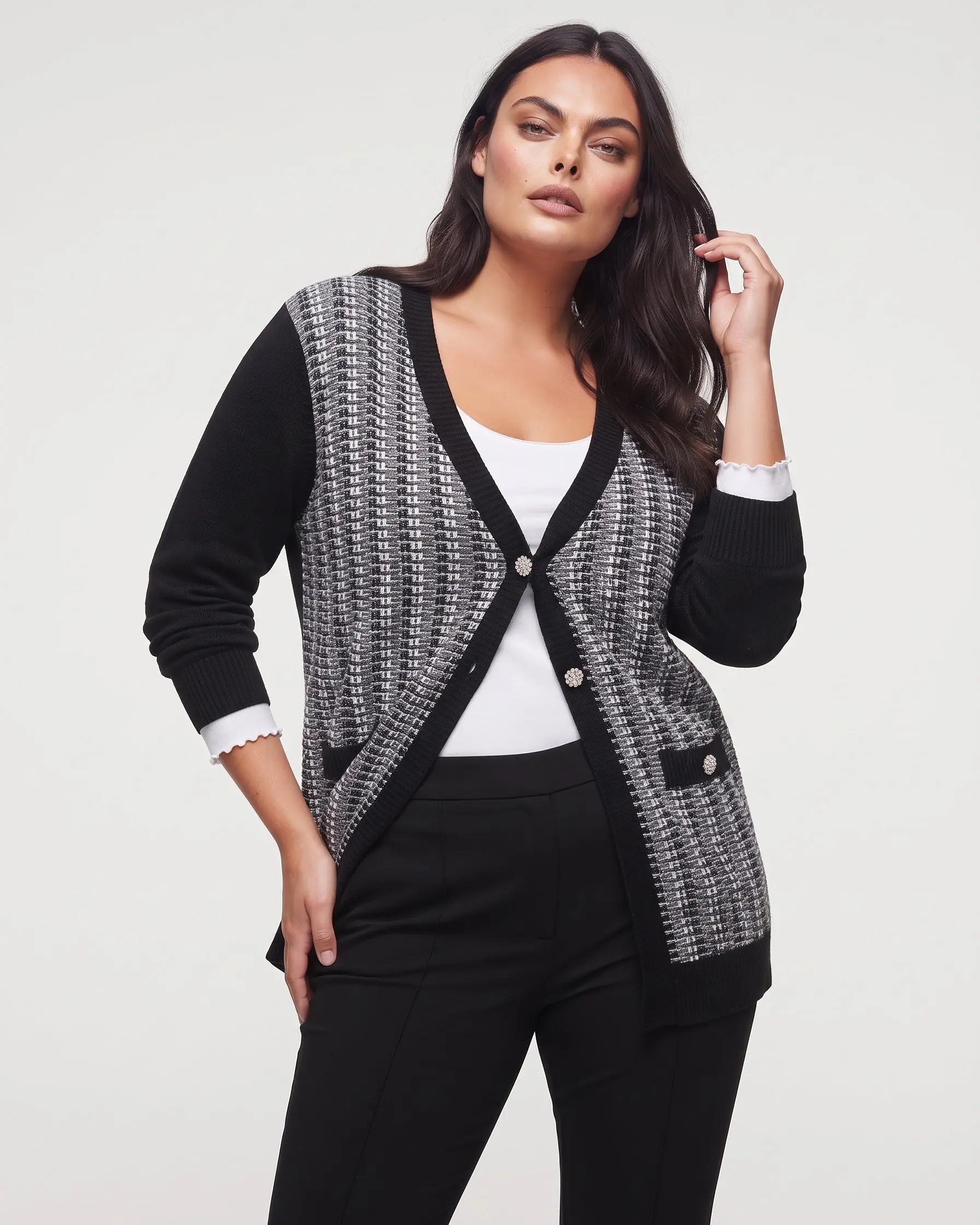 Cardigan scollo a V DORABELLA PIU'