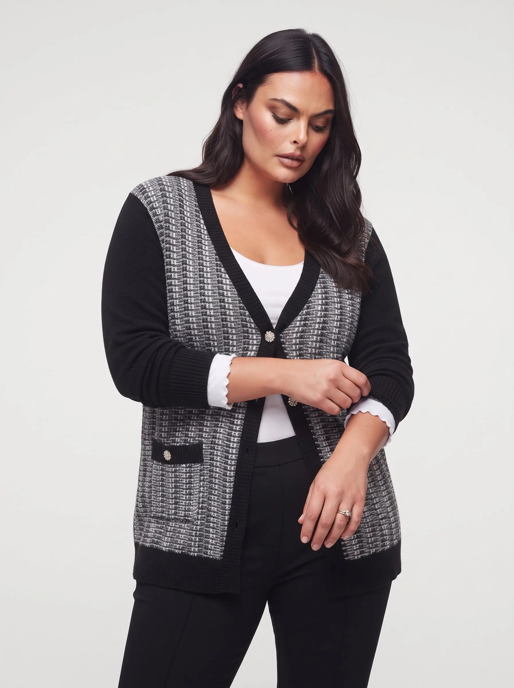 Cardigan scollo a V DORABELLA PIU'