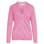 Cardigan scollo a V in maglia di misto viscosa con logo in strass. DORABELLA