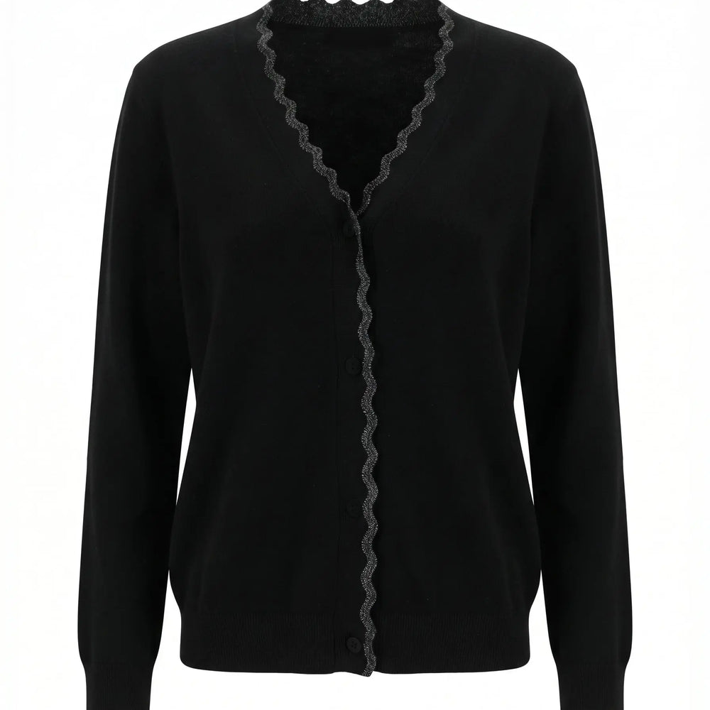 Cardigan scollo a V lurex DORABELLA PIU'