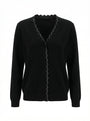 Cardigan scollo a V lurex DORABELLA PIU'