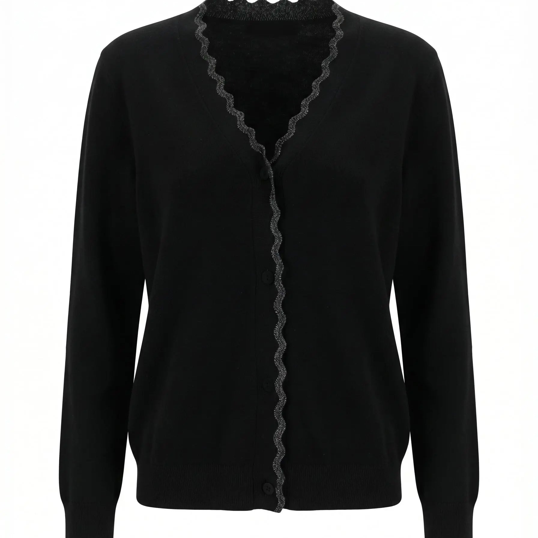 Cardigan scollo a V lurex DORABELLA PIU'