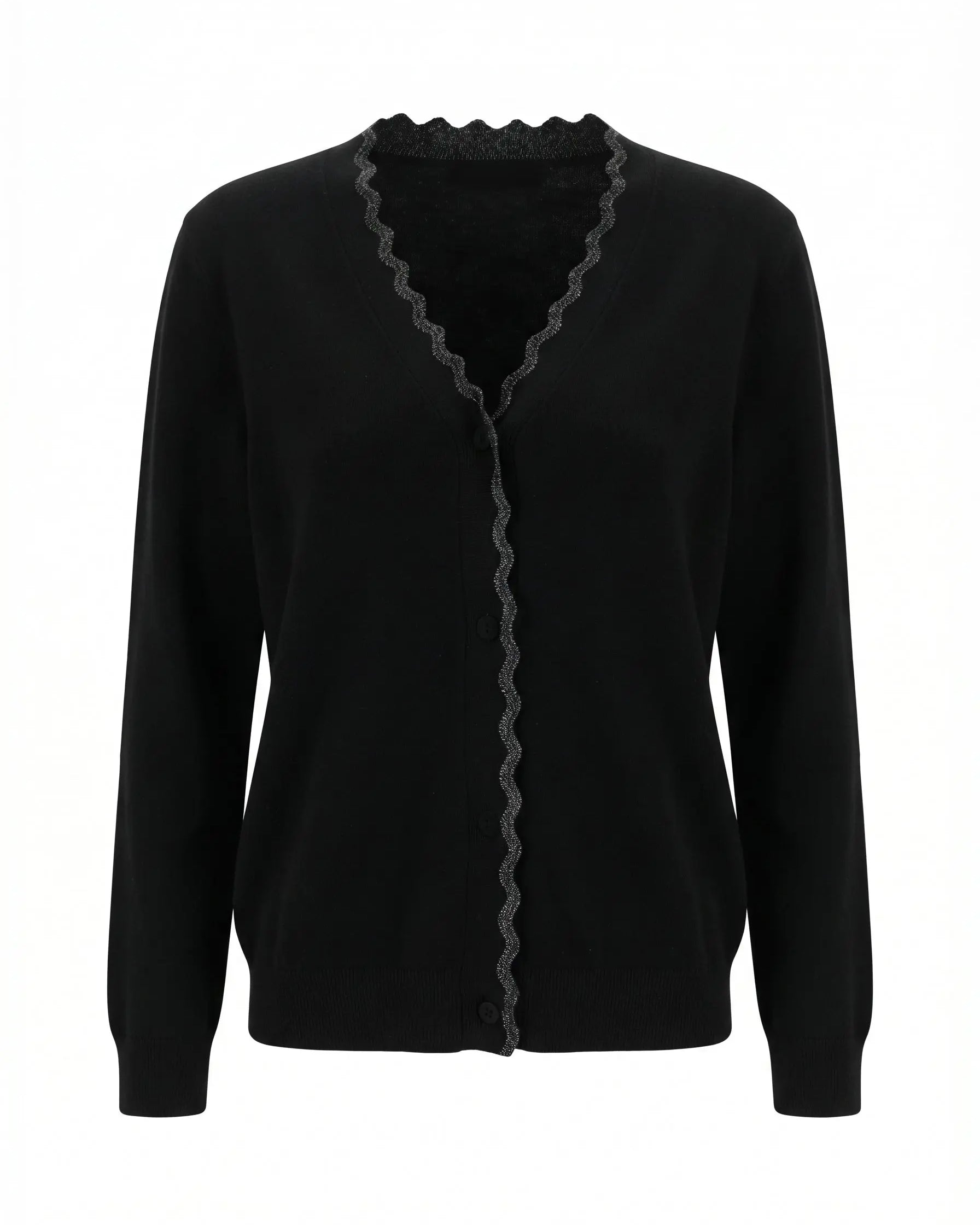 Cardigan scollo a V lurex DORABELLA PIU'