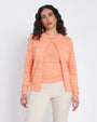 Cardigan senza bottoni con trafori all over PESCA DORABELLA XXXL