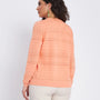 Cardigan senza bottoni con trafori all over PESCA DORABELLA