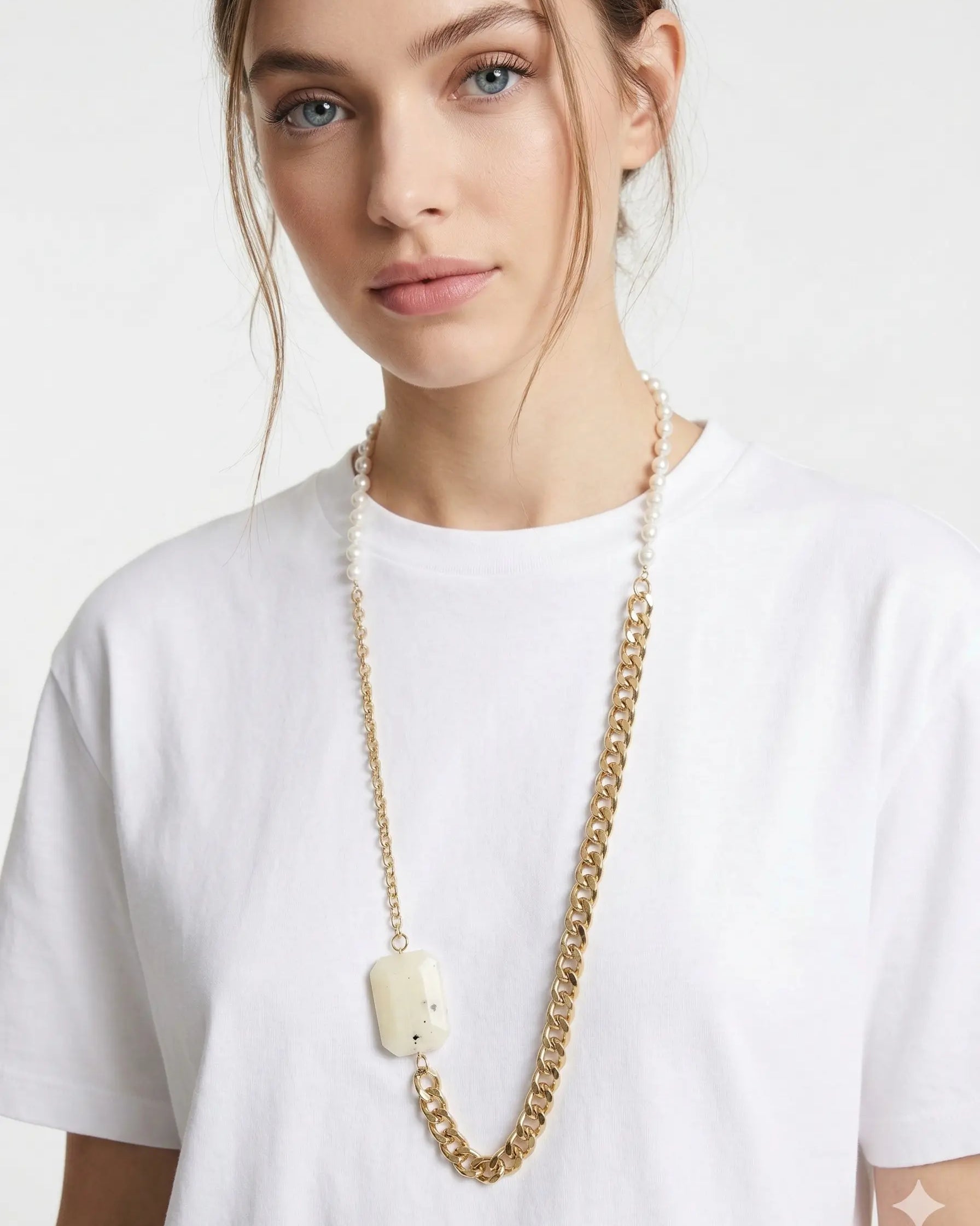 Collana bimateriale DORABELLA