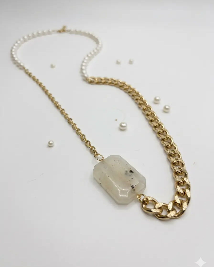 Collana bimateriale DORABELLA