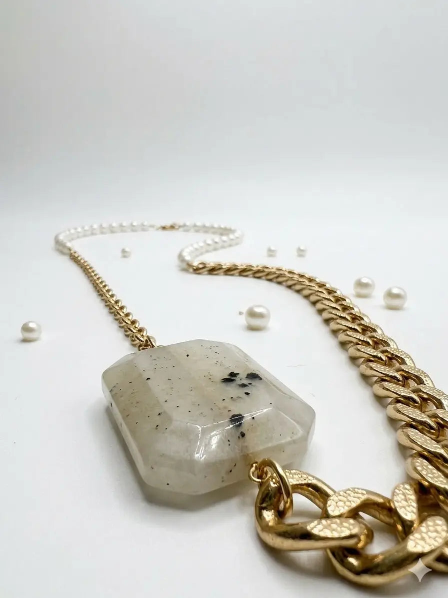 Collana bimateriale DORABELLA
