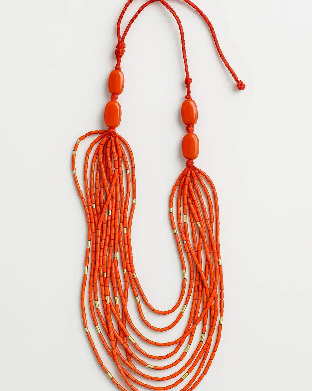 Collana multifilo con pietre colorate grandi e piccole regolabile Dorabella