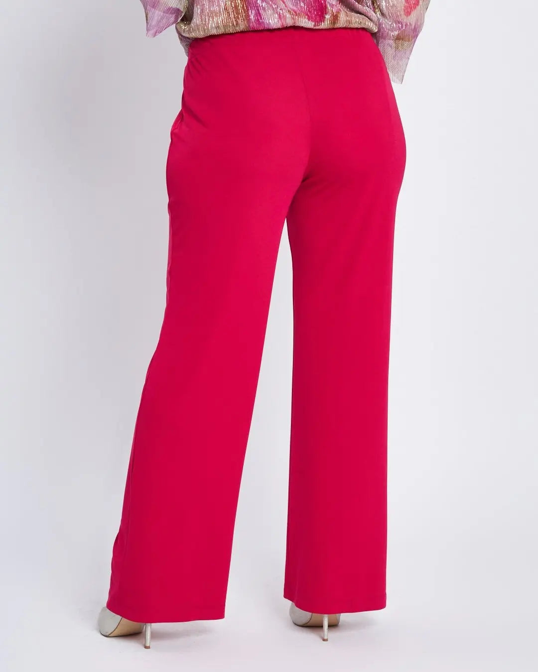 Completo con blusa a fantasia e pantaloni in unito FANTASIA DORABELLA PIU'