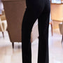 Completo con blusa in georgette lurex con fantasia a pois e collo lavallière e pantalone morbido ti CHAMPAGNE DORABELLA