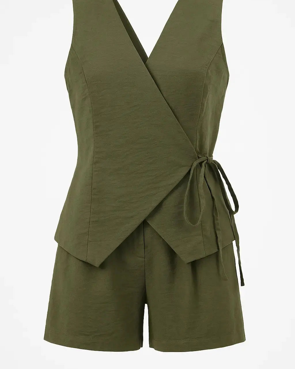 Completo con gilet a portafoglio e shorts Unica by Dorabella