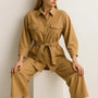 Completo overshirt con fusciacca, pattine e pantalone a palazzo Unica by Dorabella
