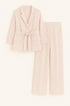 Completo spolvero con spalline interne e pantalone palazzo con bustino elastico Unica by Dorabella Rosa-Cipria-Taglia-Unica-Curvy-fino-alla-54
