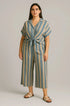 Completo stampato con camicia con nodo e pantaloni con bustino elastico Unica by Dorabella