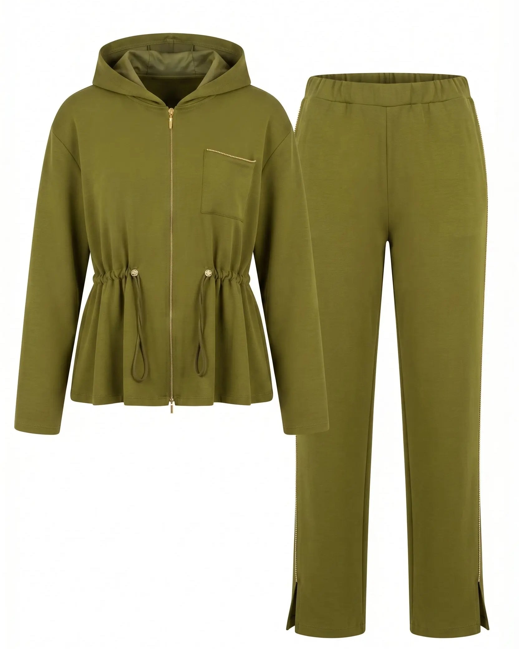 Coordinato felpa e pantalone con microchain DORABELLA