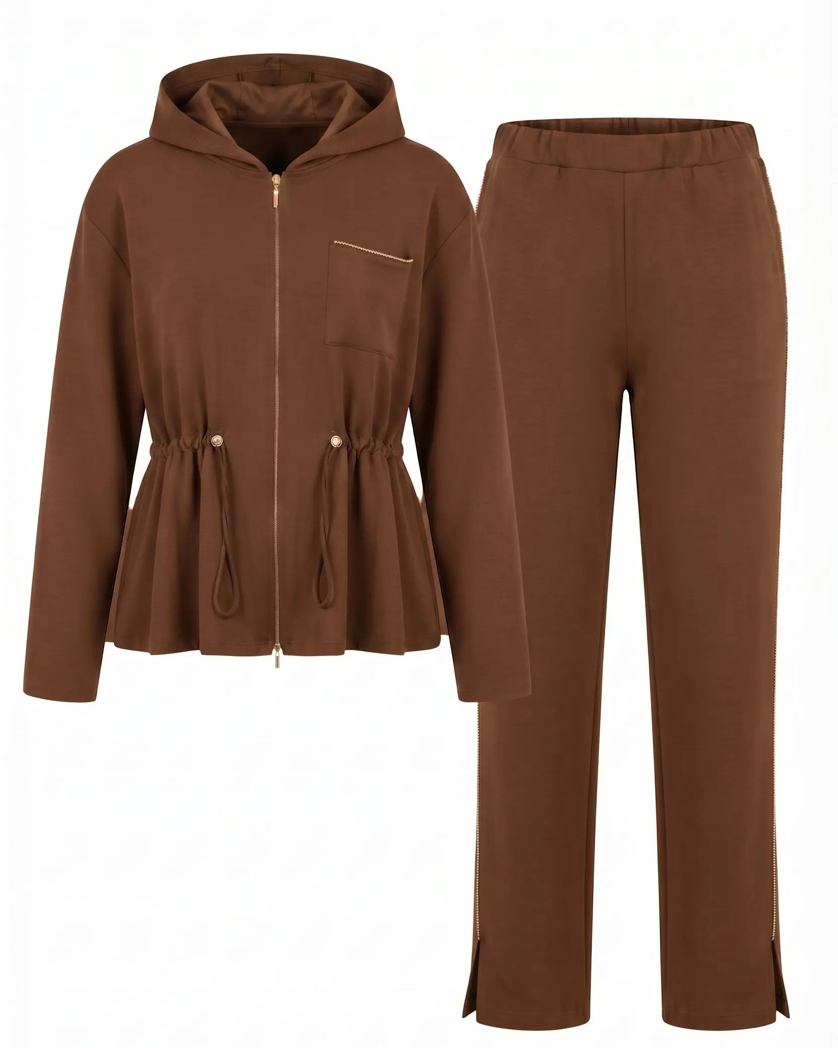 Coordinato felpa e pantalone con microchain DORABELLA