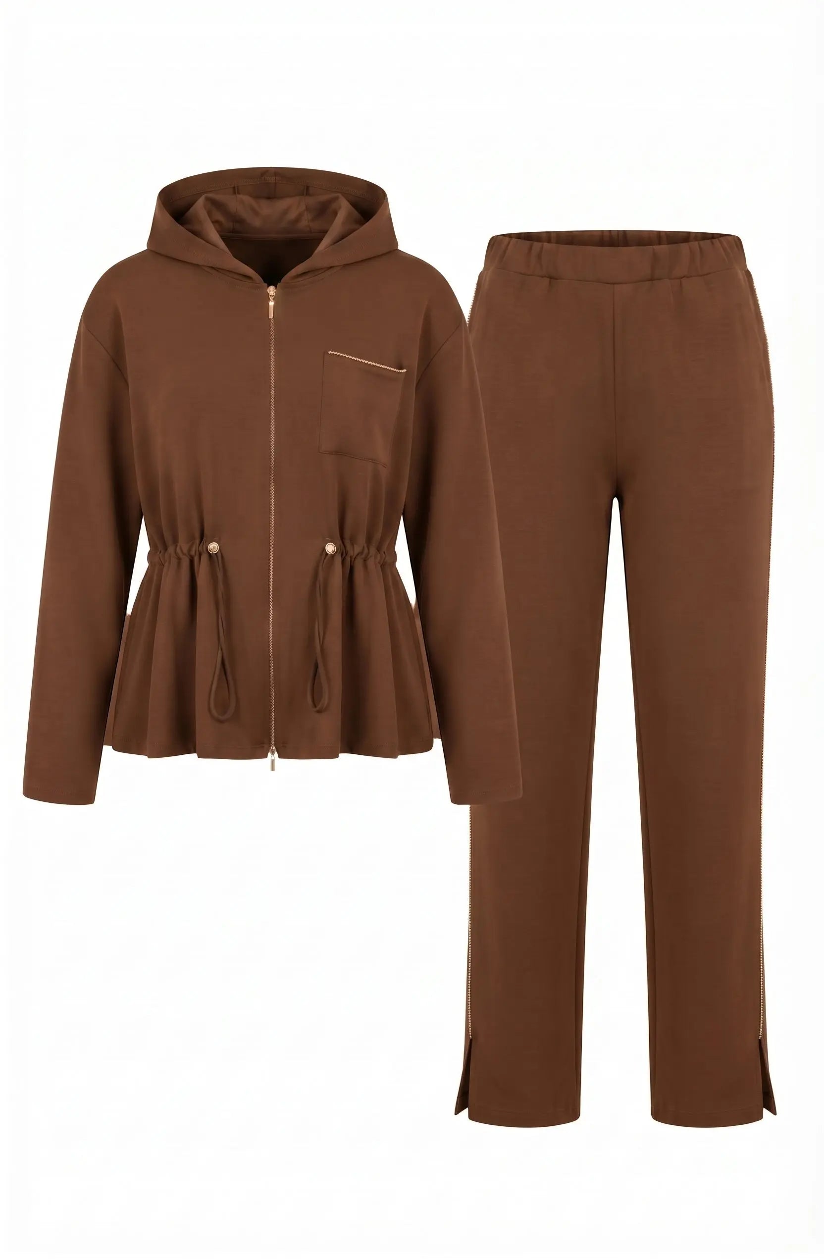 Coordinato felpa e pantalone con microchain DORABELLA