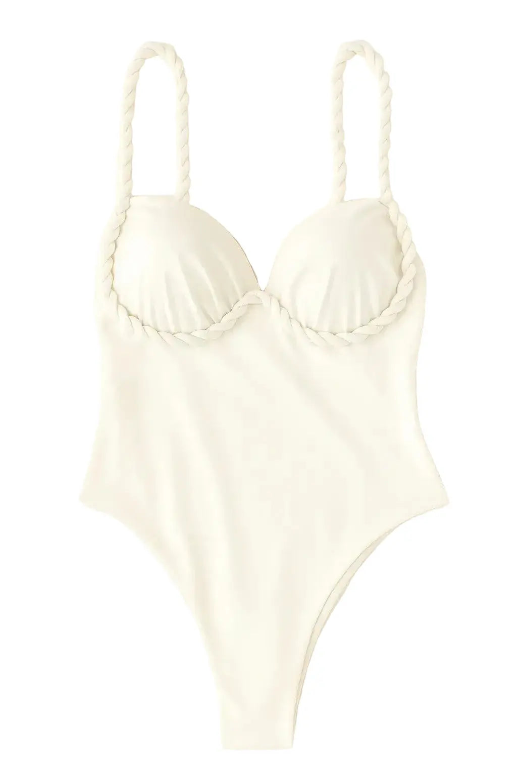 Costume intero con dettaglio intrecciato Unica by Dorabella Taglia-unica-44-46-o-M-L-Bianco