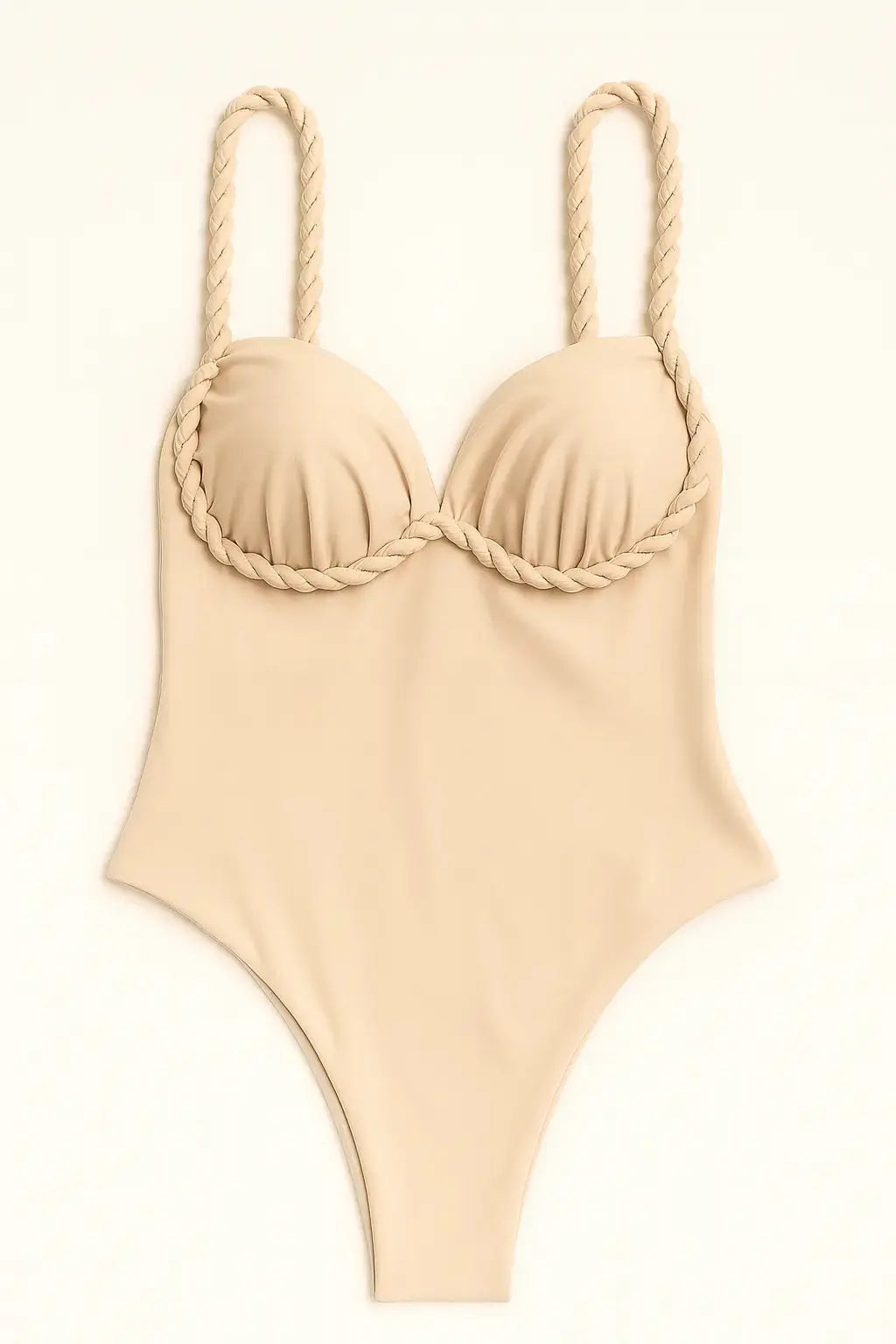 Costume intero con dettaglio intrecciato Unica by Dorabella Taglia-unica-44-46-o-M-L-Beige