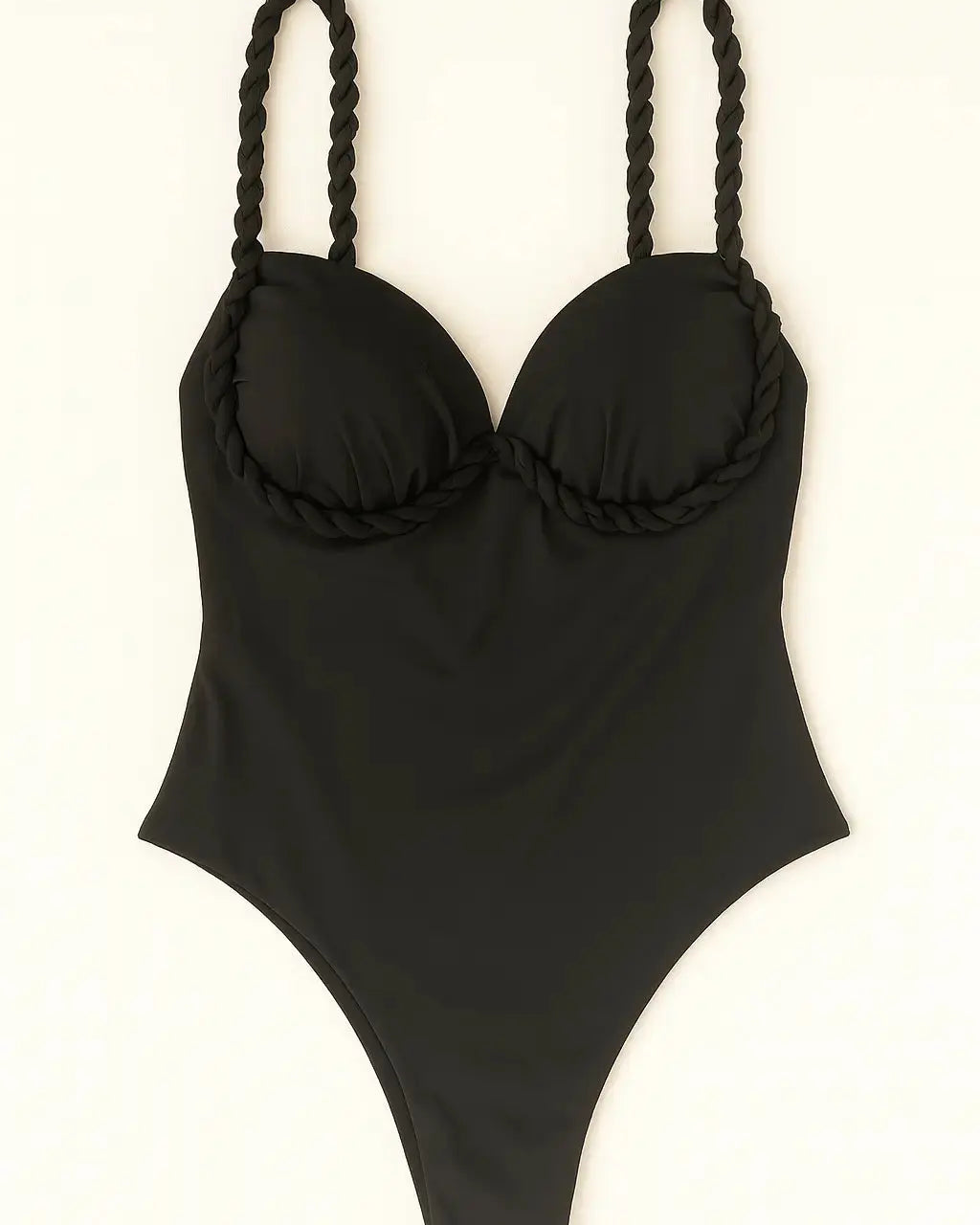 Costume intero con dettaglio intrecciato Unica by Dorabella Taglia-unica-44-46-o-M-L-Nero