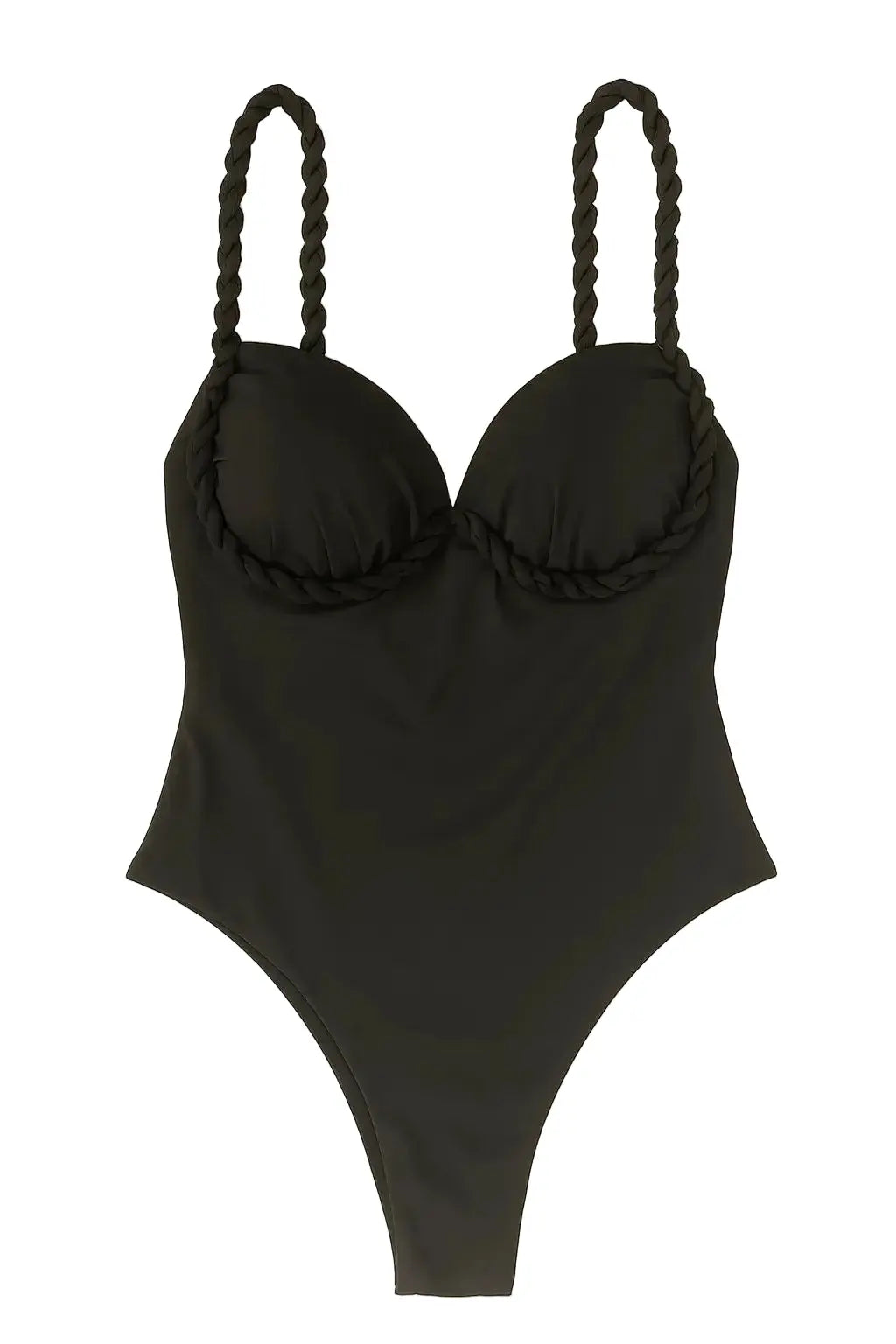 Costume intero con dettaglio intrecciato Unica by Dorabella Taglia-unica-44-46-o-M-L-Nero