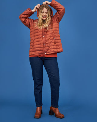 Easy jacket CINNAMON