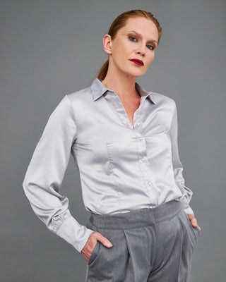 PERLA satin shirt