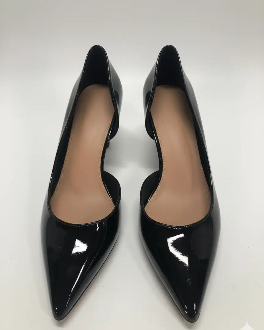 Décolleté nere a tacco basso effetto vernice Dorabella