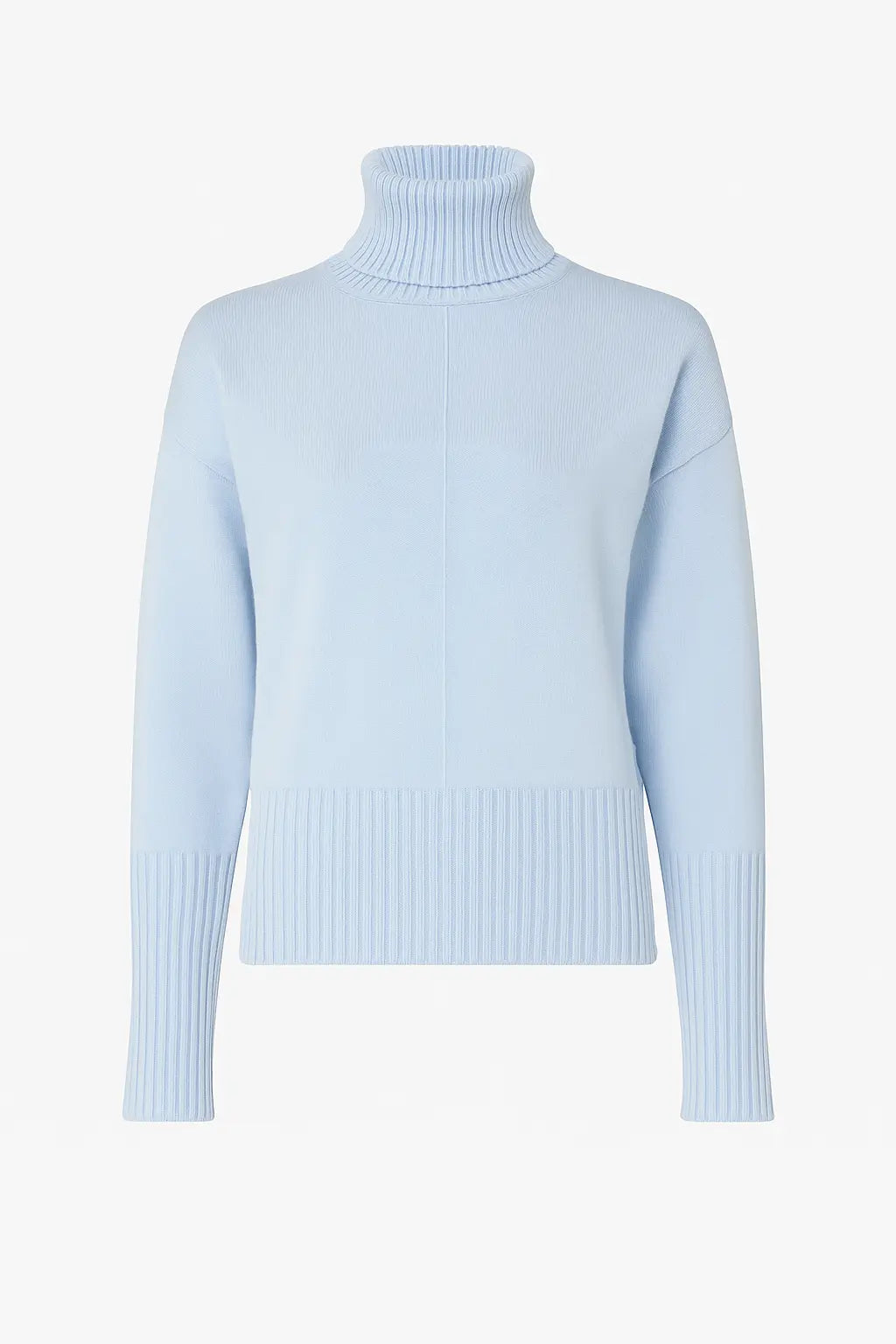 Dolcevita con profili a costina DORABELLA