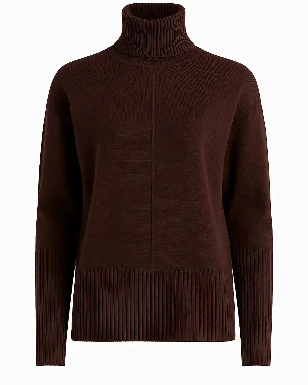 Dolcevita con profili a costina DORABELLA