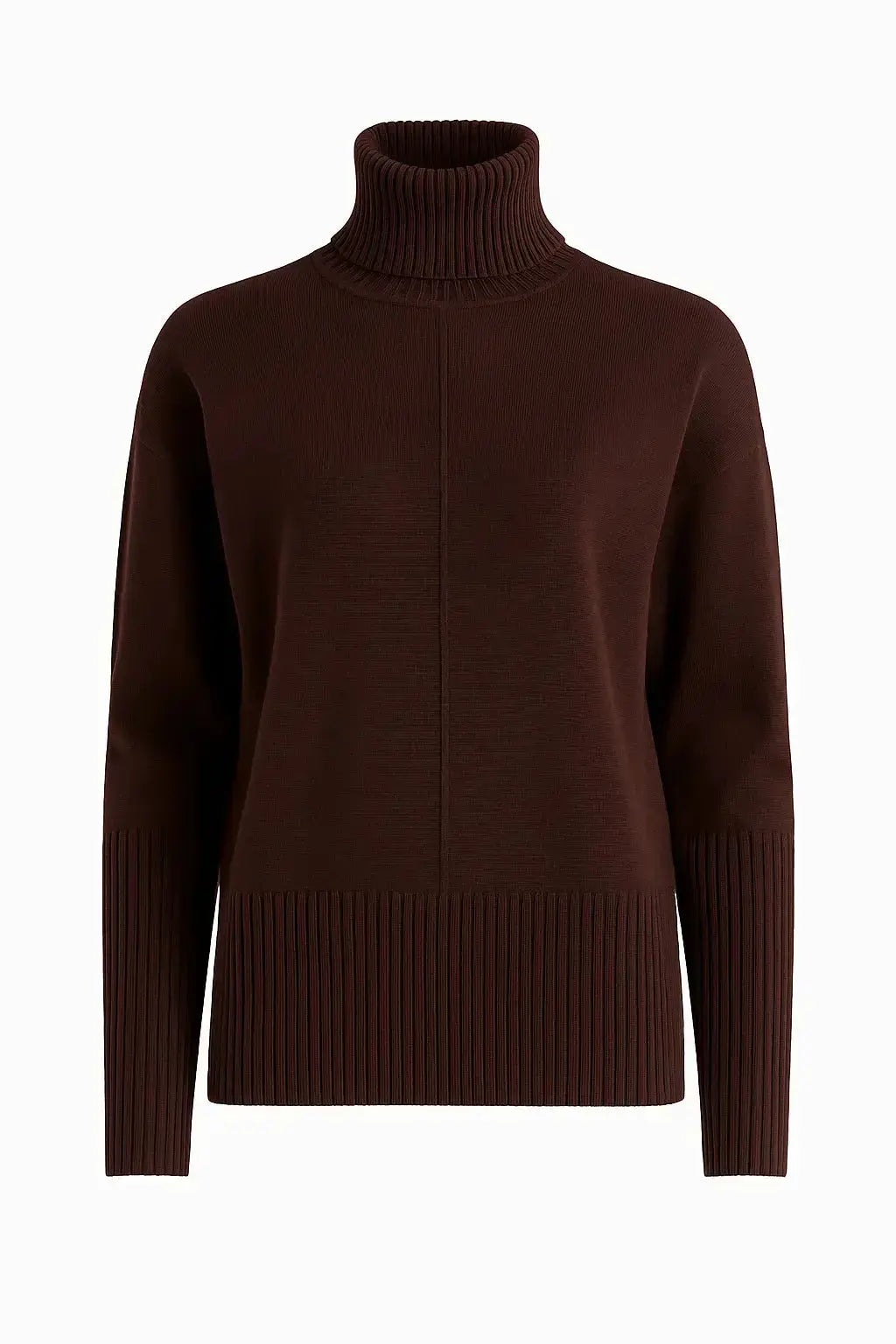 Dolcevita con profili a costina DORABELLA