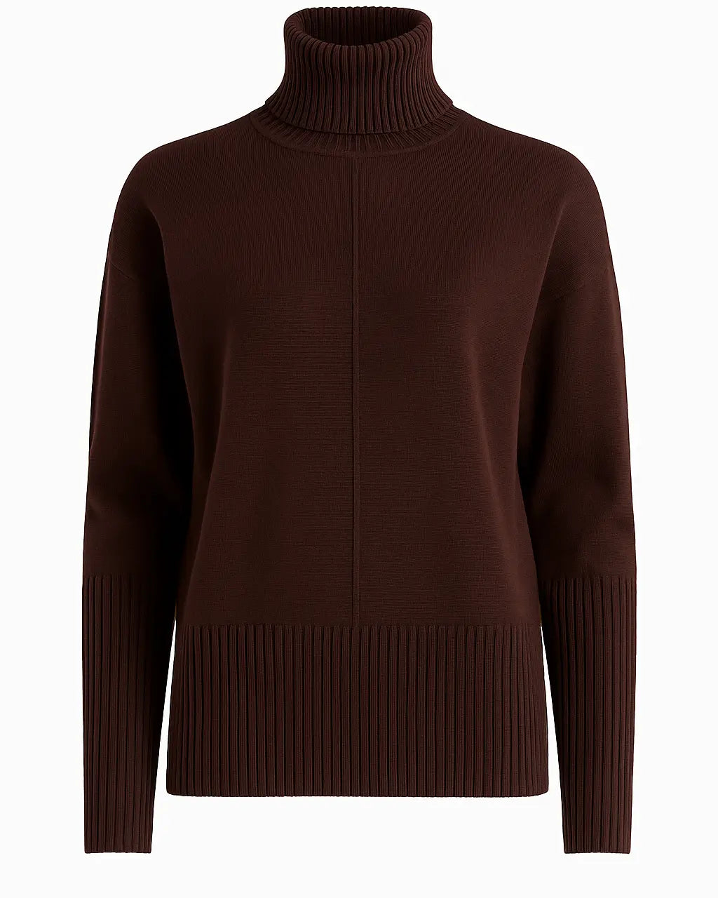 Dolcevita con profili a costina DORABELLA