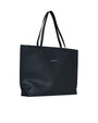 Borsa shopper large in ecopelle a grana con logo sul davanti NERO DORABELLA EASY