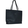Borsa shopper large in ecopelle a grana con logo sul davanti NERO DORABELLA EASY