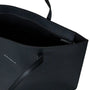 Borsa shopper large in ecopelle a grana con logo sul davanti NERO DORABELLA EASY