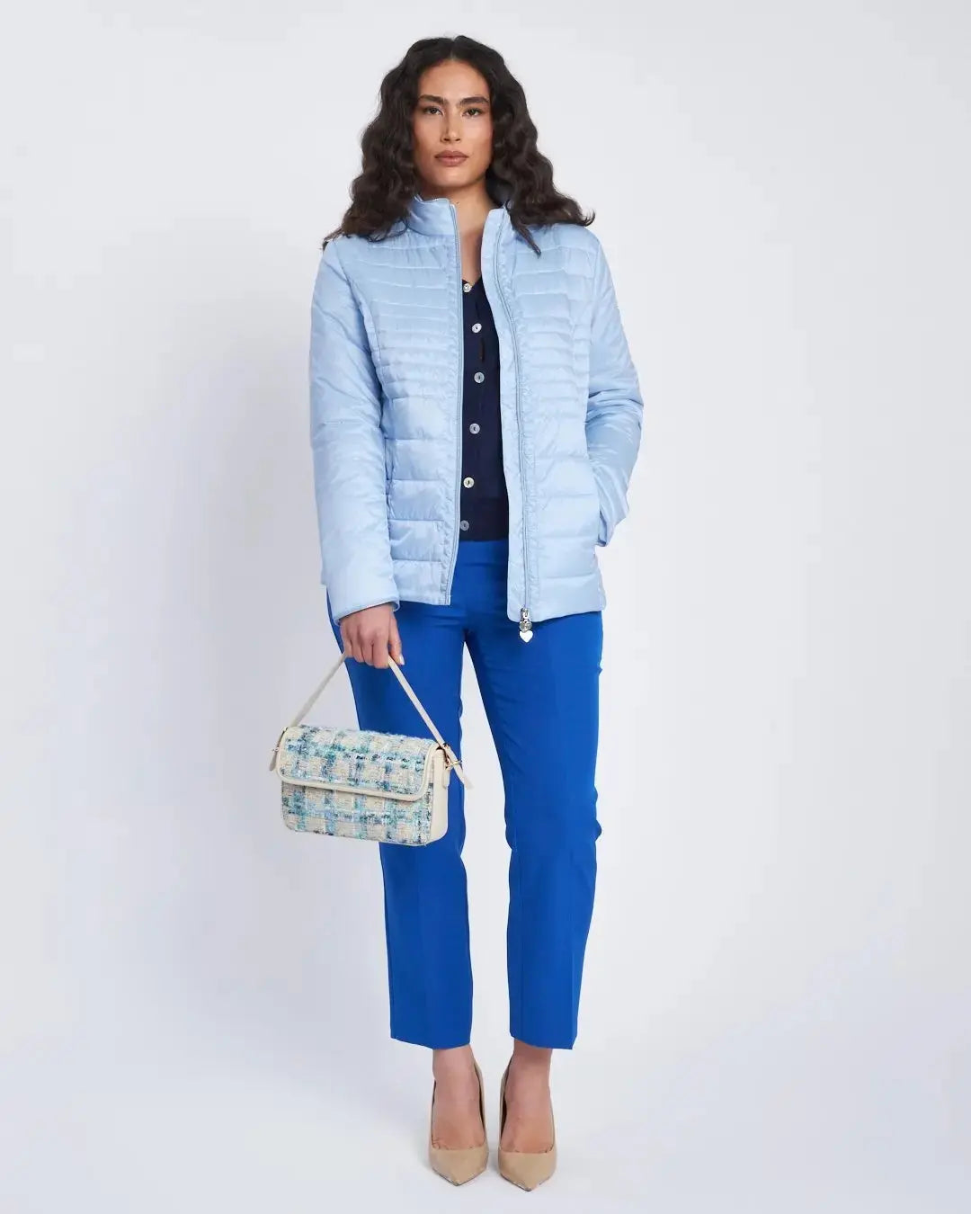 Easy jacket con zip e piping DORABELLA EASY